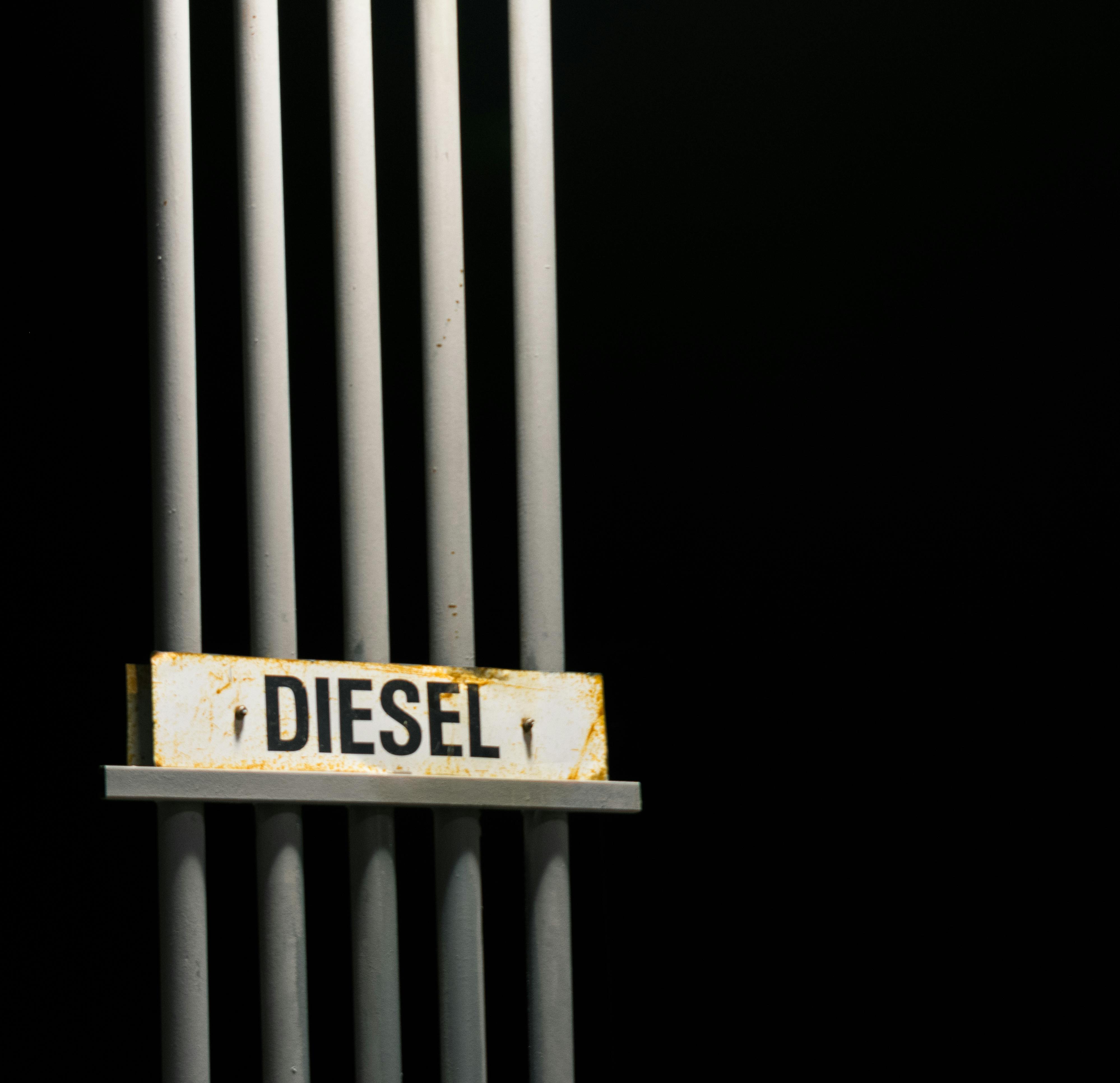 Diesel fuel sign